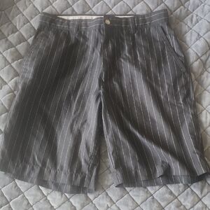 Callaway Men's Pinstriped Black Shorts